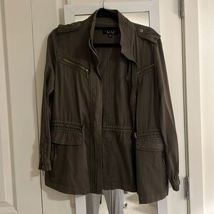 Green utility jacket